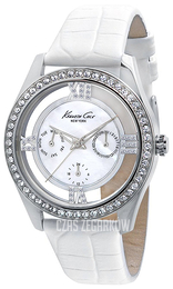 Kenneth Cole Biały/Skóra Ø39 mm KC2809