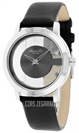 Kenneth Cole Transparency Szary/Skóra Ø39 mm KC2810