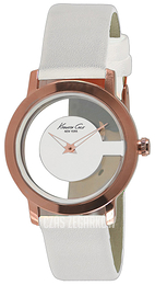 Kenneth Cole Transparency Srebrny/Skóra Ø36 mm KC2811