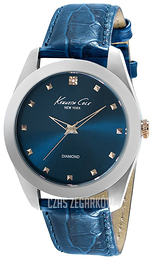 Kenneth Cole Niebieski/Skóra Ø41 mm KC2863