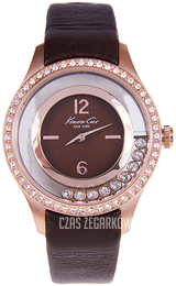 Kenneth Cole Brązowy/Skóra Ø34 mm KC2882