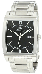 Kenneth Cole Czarny/Stal Ø39 mm KC3826