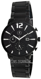 Kenneth Cole Czarny/Stal Ø42 mm KC3954