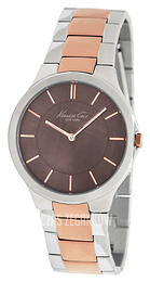 Kenneth Cole Slim Brązowy/Stal Ø37 mm KC4829