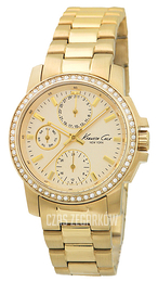 Kenneth Cole Żółte złoto/Stal w odcieniu złota Ø34 mm KC4834
