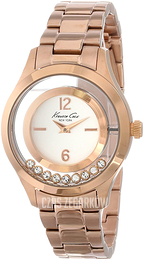 Kenneth Cole Transparency Srebrny/Stal w kolorze różowego złota Ø34 mm KC4943