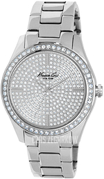 Kenneth Cole Crystallized Srebrny/Stal Ø39 mm KC4959