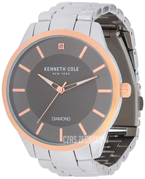 Kenneth Cole Czarny/Stal Ø42 mm KC5023