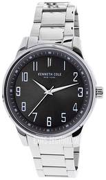 Kenneth Cole Fashion Czarny/Stal Ø45 mm KC50240003