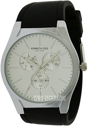 Kenneth Cole Srebrny/Guma Ø44 mm KC50490001