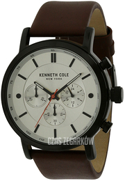 Kenneth Cole Biały/Skóra Ø46 mm KC50502001