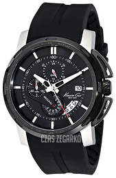 Kenneth Cole Dress Sport Czarny/Guma Ø48 mm KC8035