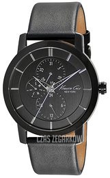 Kenneth Cole Czarny/Skóra Ø44 mm KC8058