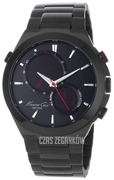 Kenneth Cole Contemporary Czarny/Stal Ø46 mm KC9001