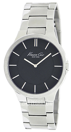 Kenneth Cole Slim Czarny/Stal Ø44 mm KC9106