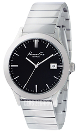 Kenneth Cole Classic Czarny/Stal Ø44 mm KC9118