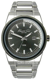 Kenneth Cole Dress Czarny/Stal Ø43 mm KC9190