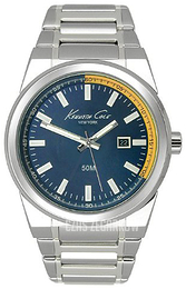 Kenneth Cole Niebieski/Stal Ø43 mm KC9191