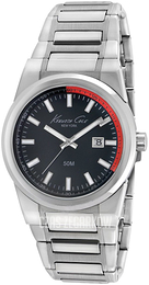 Kenneth Cole Classic Czarny/Stal Ø43 mm KC9192
