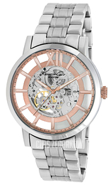 Kenneth Cole Transparency Różowe złoto/Stal Ø42 mm KC9210