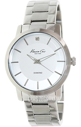 Kenneth Cole Diamond Srebrny/Stal Ø44 mm KC9285