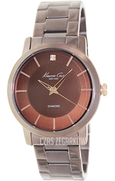 Kenneth Cole Diamond Brązowy/Stal Ø44 mm KC9287