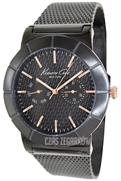 Kenneth Cole Slim Czarny/Stal Ø41 mm KC9312