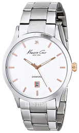 Kenneth Cole Srebrny/Stal Ø42 mm KC9367