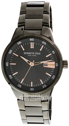 Kenneth Cole Fashion Czarny/Stal Ø42 mm KCC0131003