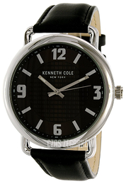 Kenneth Cole Czarny/Skóra Ø46 mm KCW1044