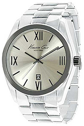 Kenneth Cole Srebrny/Stal Ø46 mm KCW3048