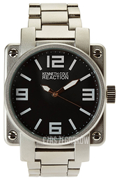 Kenneth Cole Czarny/Stal Ø48 mm RK3226