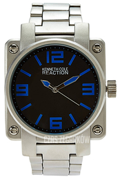 Kenneth Cole Reaction Czarny/Stal Ø48 mm RK3227