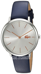 Lacoste Moon Srebrny/Skóra Ø36 mm 2000986