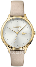 Lacoste Srebrny/Skóra Ø38 mm 2001007