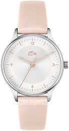 Lacoste Club Srebrny/Skóra Ø34 mm 2001168