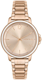 Lacoste Slice Różowe złoto/Stal w kolorze różowego złota Ø38 mm 2001196