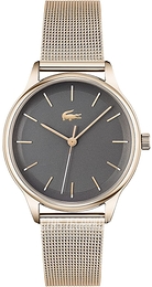 Lacoste Club Szary/Stal w kolorze różowego złota Ø34 mm 2001209