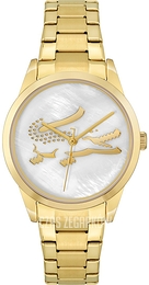 Lacoste Ladycroc Biały/Stal w odcieniu złota Ø30 mm 2001216