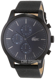 Lacoste Czarny/Skóra Ø42 mm 2010947