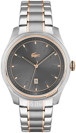 Lacoste Musketeer Szary/Stal w kolorze różowego złota Ø43 mm 2011150