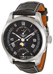 Longines Master Czarny/Skóra Ø44 mm L2.739.4.51.7