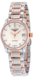 Longines Master Biały/Stal Ø25.5 mm L2.128.5.89.7