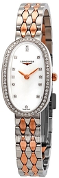 Longines Symphonette Biały/18 karatowe różowe złoto Ø18.9 mm L2.305.5.89.7