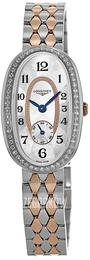 Longines Symphonette Srebrny/18 karatowe różowe złoto Ø21.9 mm L2.306.5.88.7