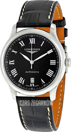 Longines Master Czarny/Skóra Ø38.5 mm L2.628.4.51.7
