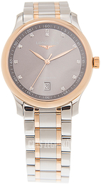 Longines Master Szary/Stal w kolorze różowego złota Ø38.5 mm L2.628.5.07.7