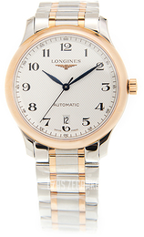 Longines Master Srebrny/18 karatowe różowe złoto Ø38.5 mm L2.628.5.79.7