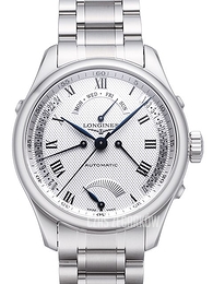 Longines Master Srebrny/Stal Ø41 mm L2.714.4.71.6