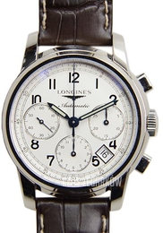 Longines Saint-Imier Srebrny/Skóra Ø39 mm L2.753.4.73.0